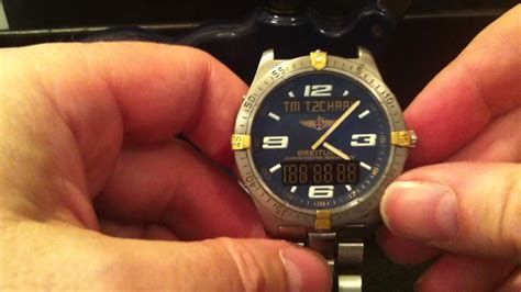 breitling aerospace caseback scratches battery change|Aerospace Issue After Battery Change .